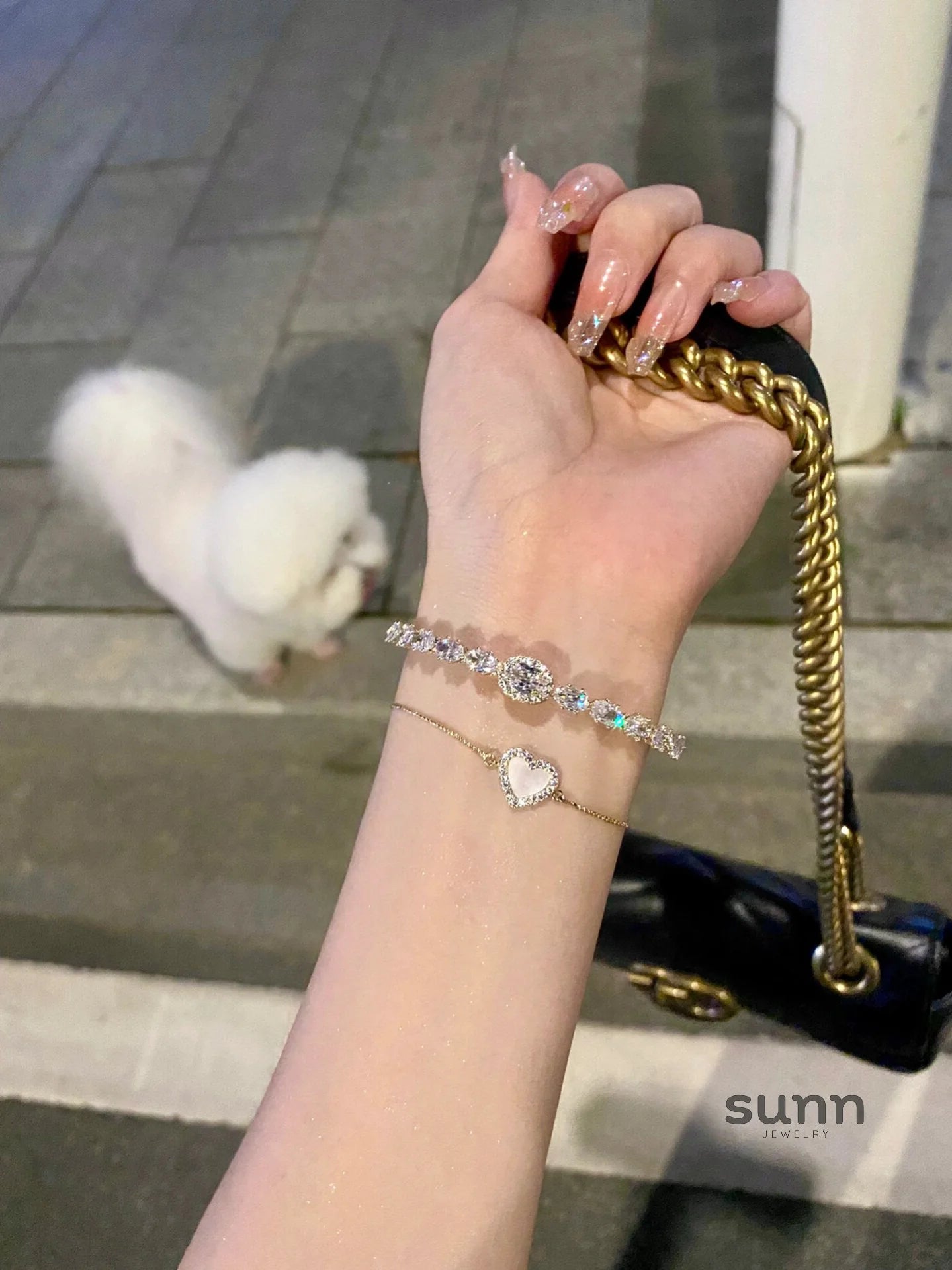 Lizzy Zircon Dazzle Bracelets