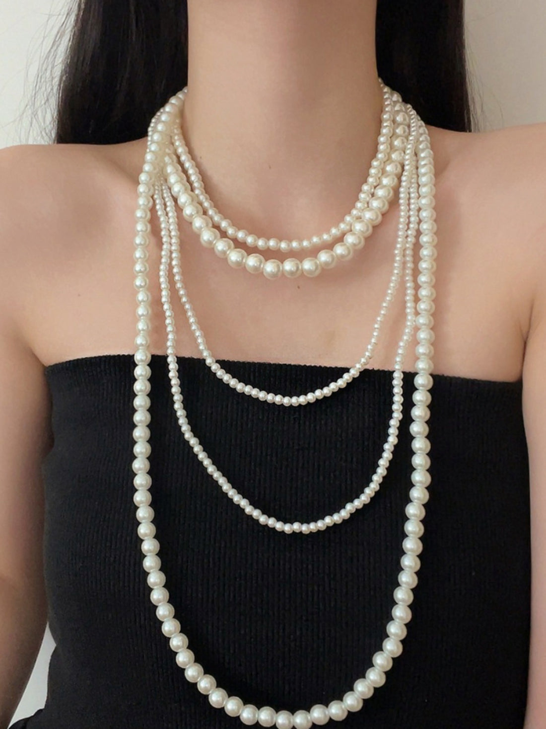 Logan Layered Pearl Necklace [JPWI22IP]