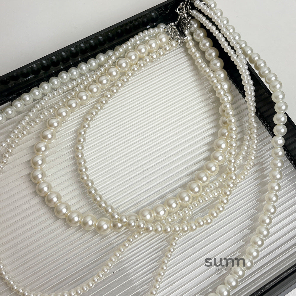 Logan Layered Pearl Necklace [1RSKTUFH]