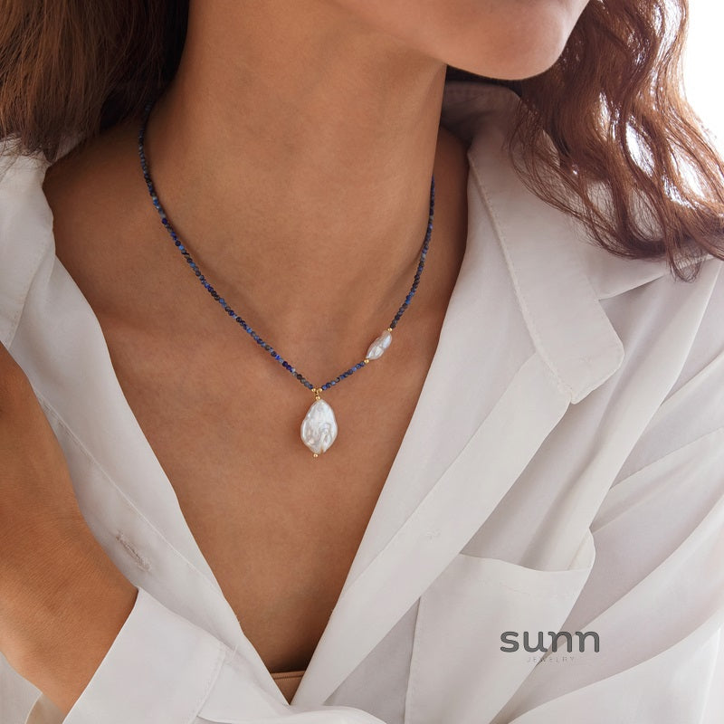 Londyn Baroque Pearl Necklace [COJWJAVI]