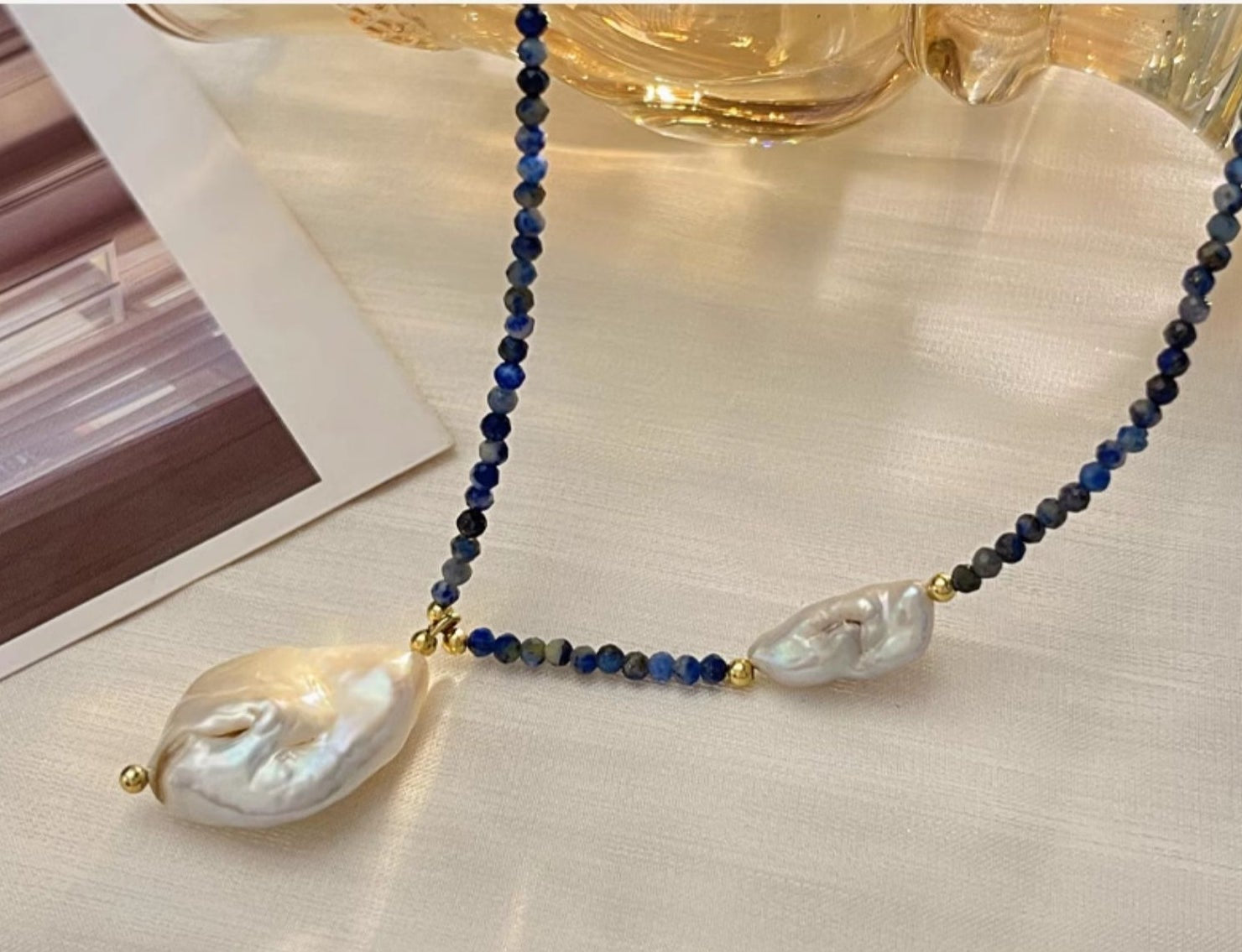Londyn Baroque Pearl Necklace [1UGCNS37]