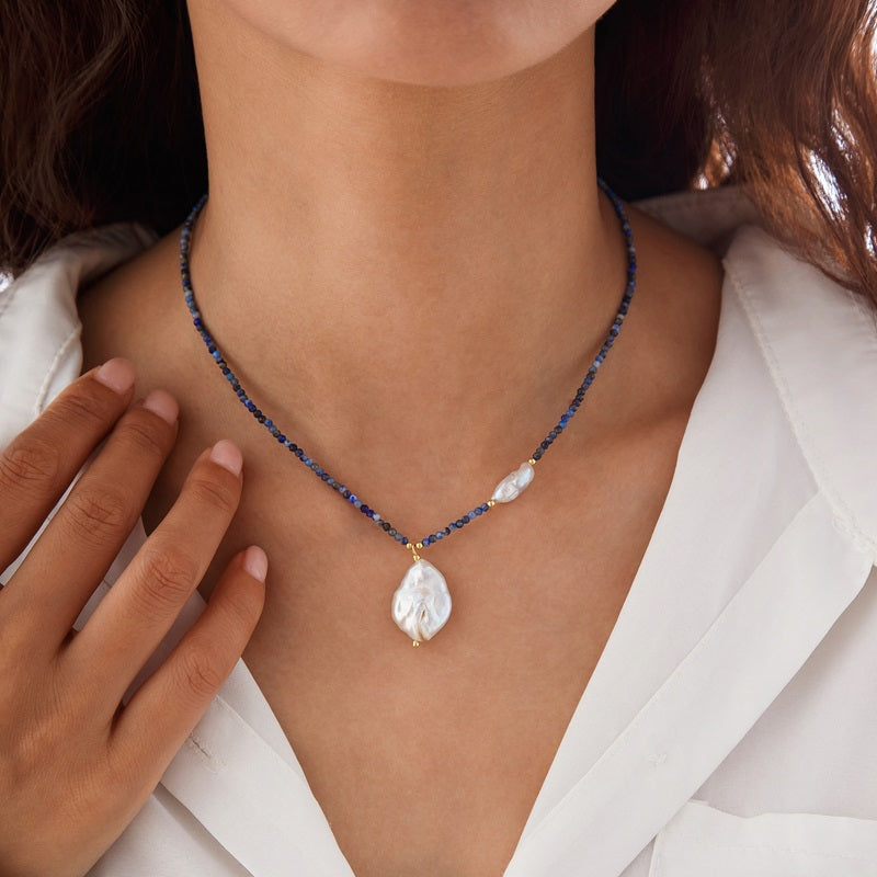 Londyn Baroque Pearl Necklace [COJWJAVI]