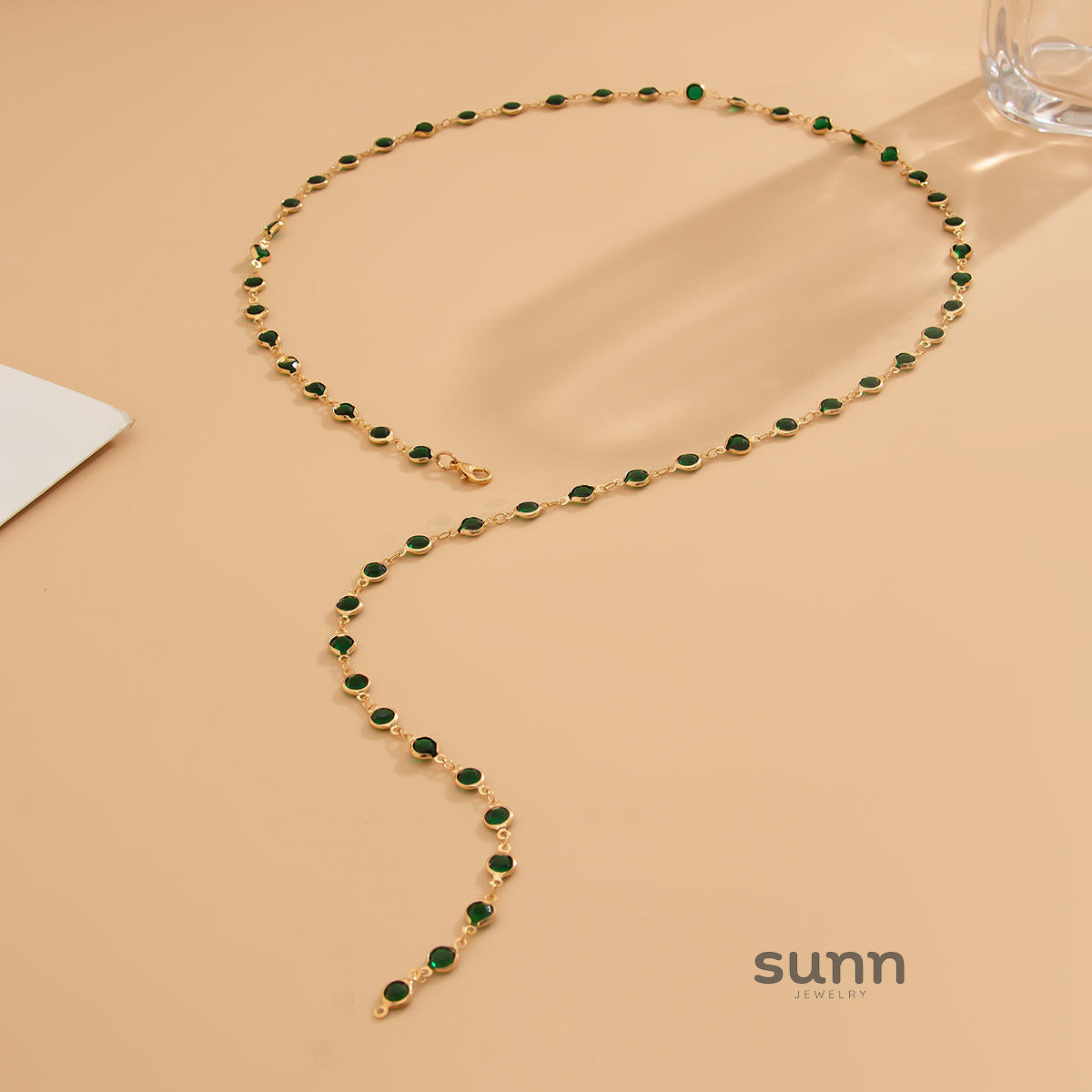 Loralei Layered Rhinestone Necklace [QMRFHYU3]