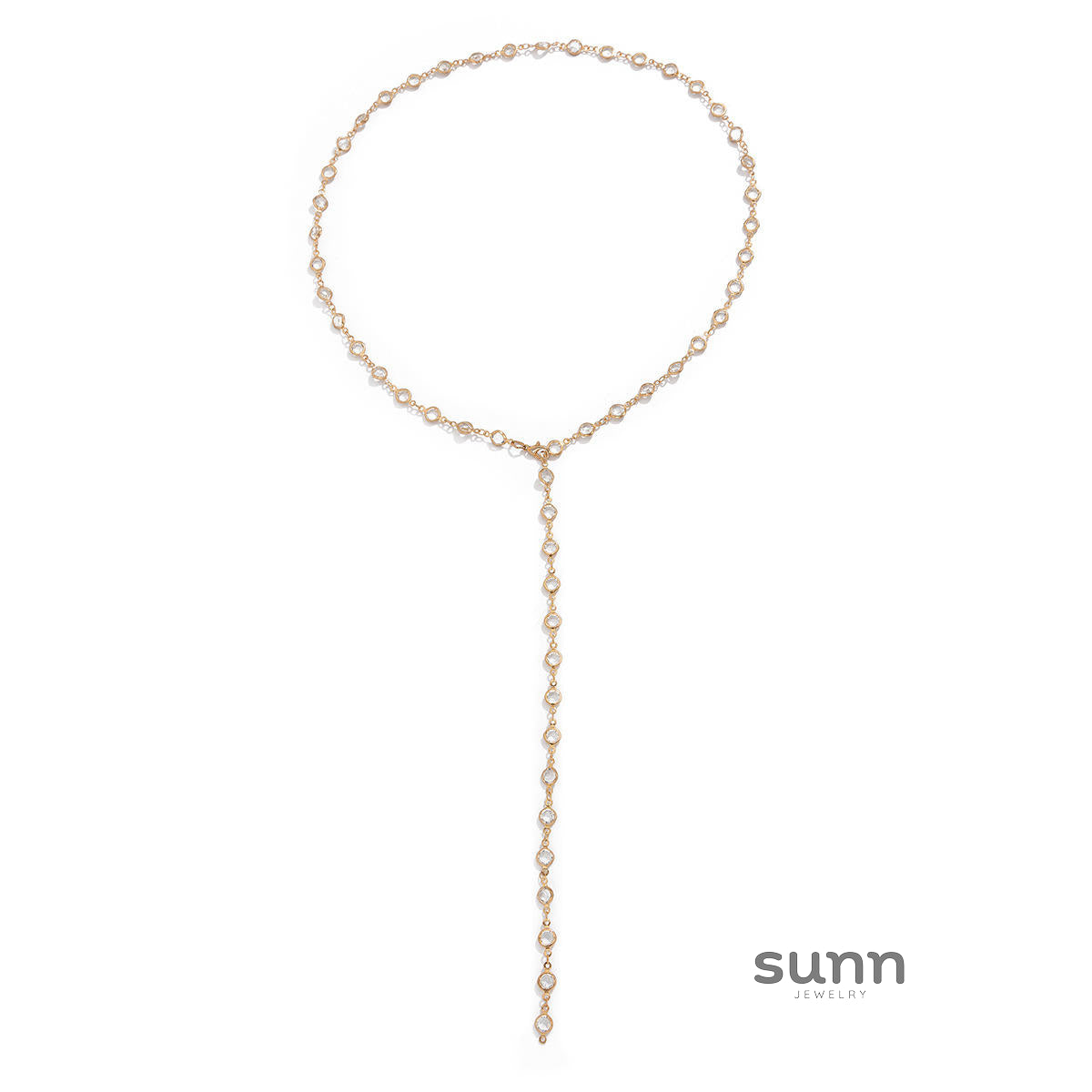 Loralei Layered Rhinestone Necklace [PG6ZCJDI]
