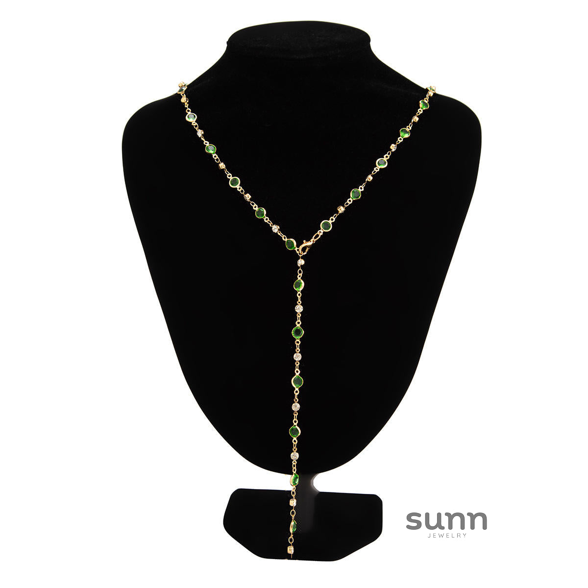 Loralei Layered Rhinestone Necklace [POUFN6NX]