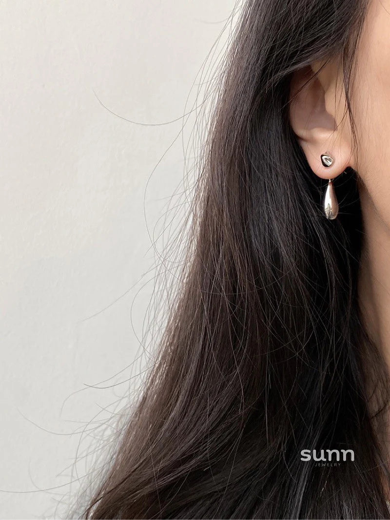 Loryn Silver Teardrop Earrings