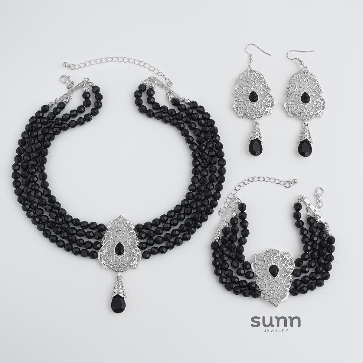 Lou Pearl Floral Collar Necklace [F5VO0O6Y]