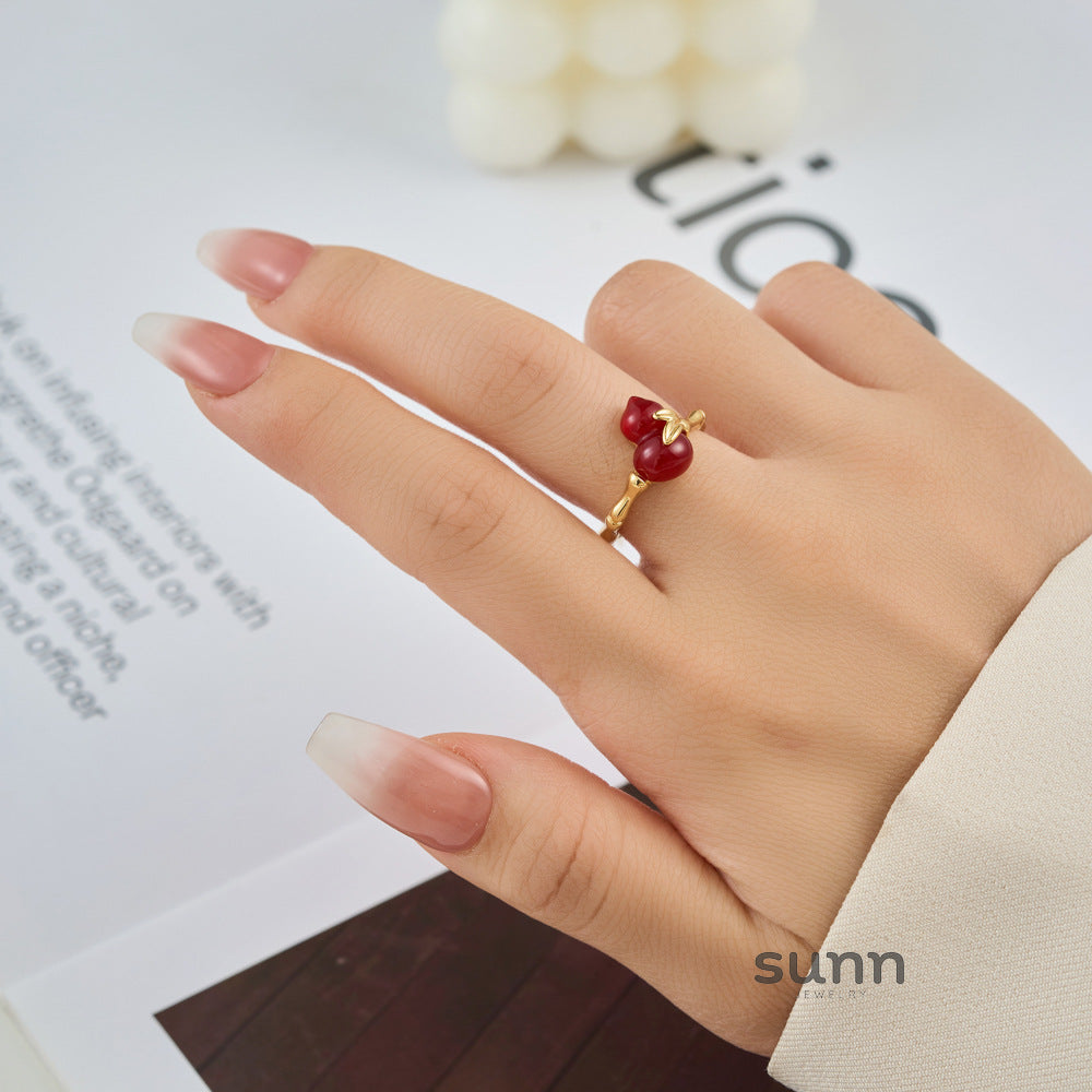 Lourdes Fulu Gourd Open Ring [UW4UDIU7]