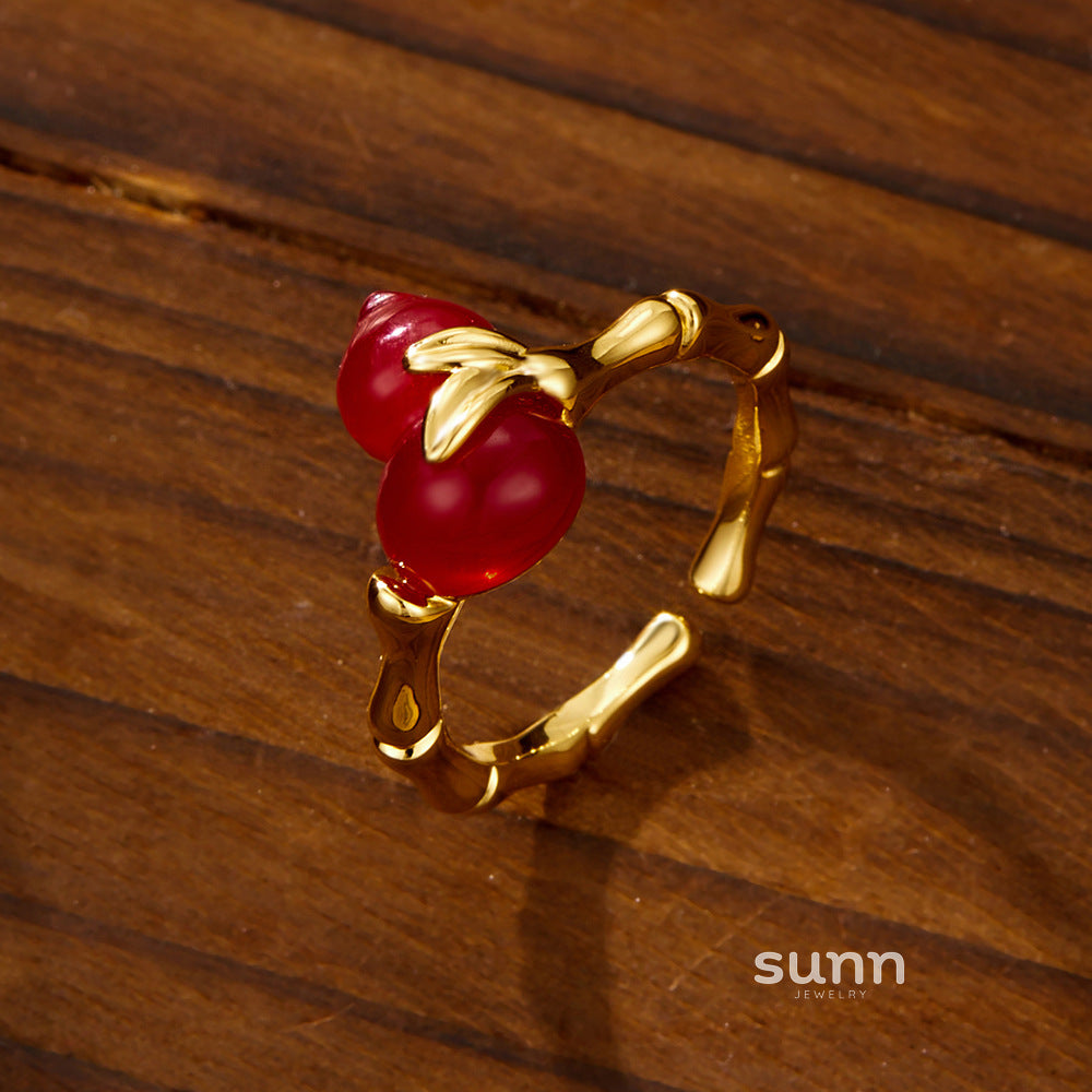 Lourdes Fulu Gourd Open Ring [UVEGJP9C]