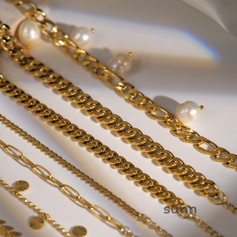 Lourdes Gold Cross Anklet [PVZPUKJD]