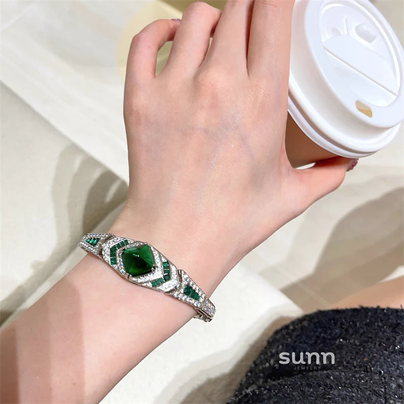 Lourdes Statement Zircon Bracelet