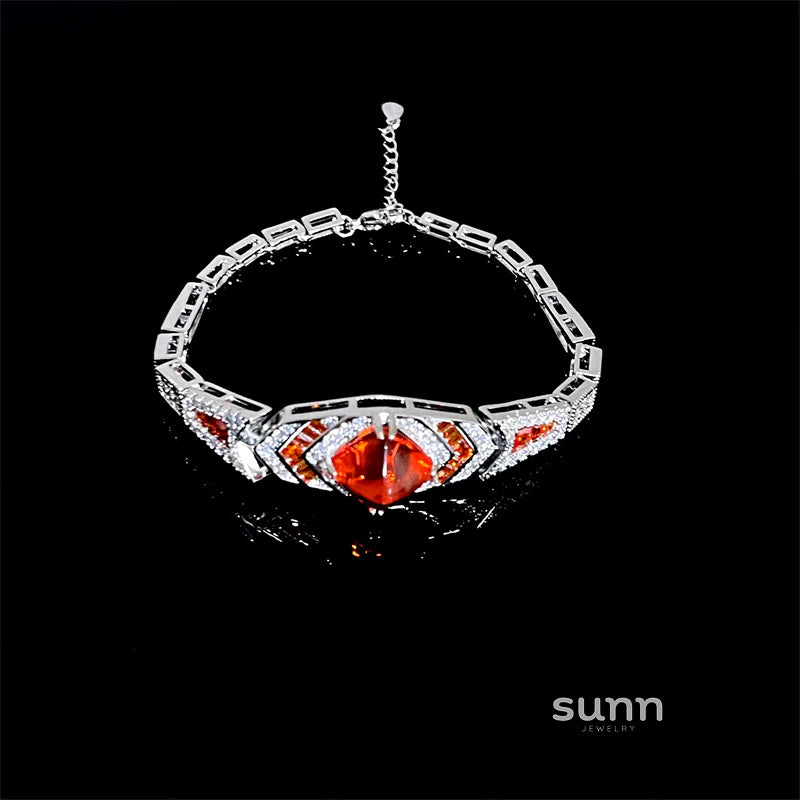 Lourdes Statement Zircon Bracelet