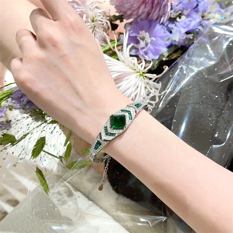 Lourdes Statement Zircon Bracelet