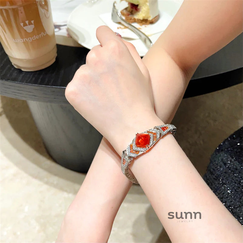Lourdes Statement Zircon Bracelet