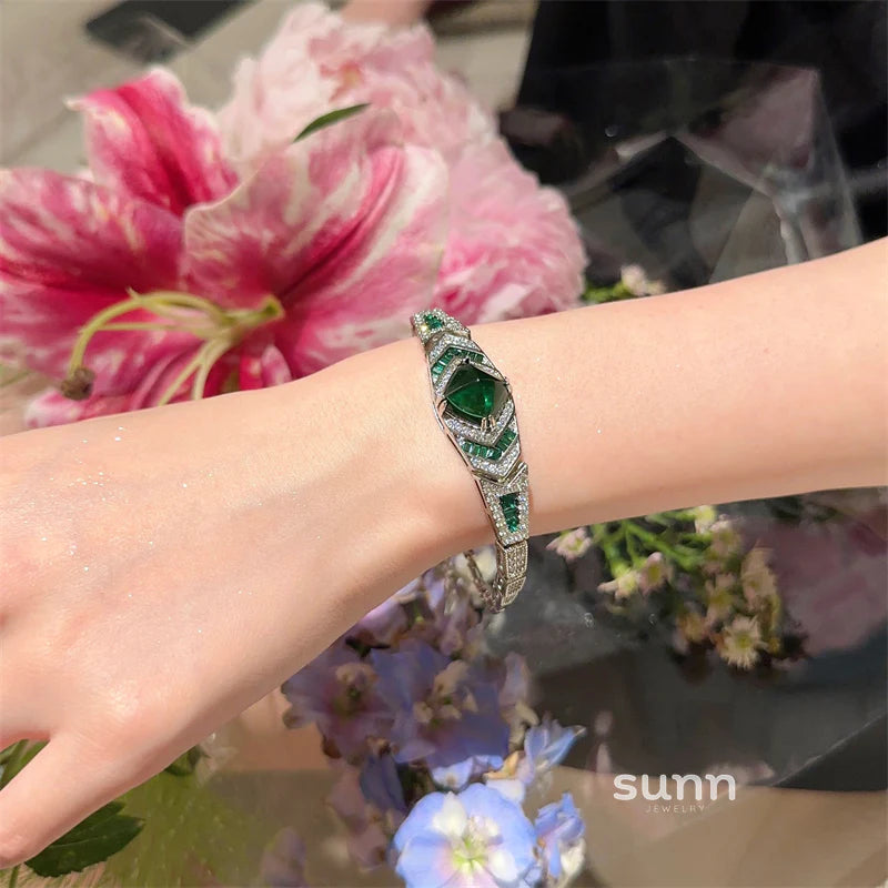 Lourdes Statement Zircon Bracelet