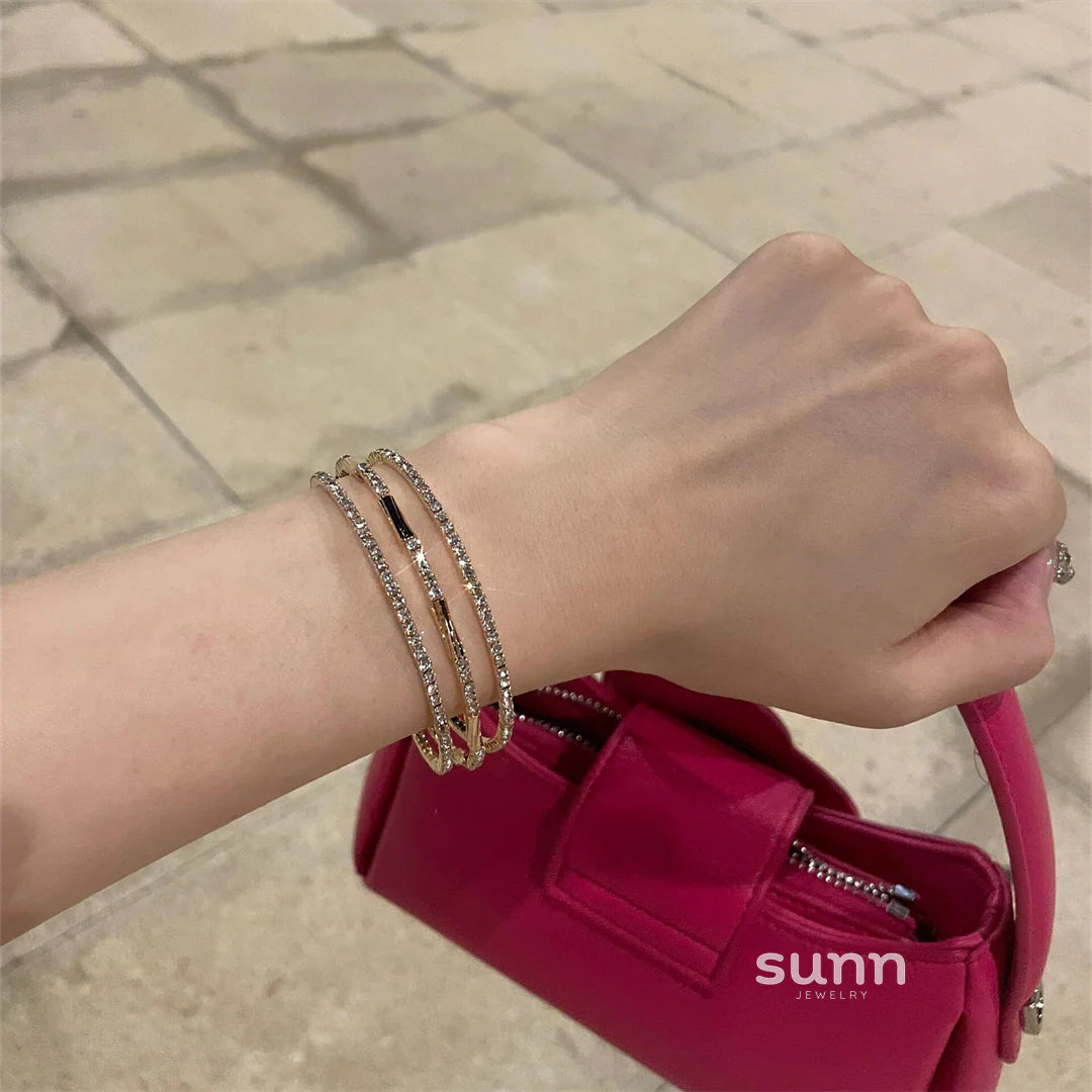 Lowen Layered Gold Zircon Bracelet