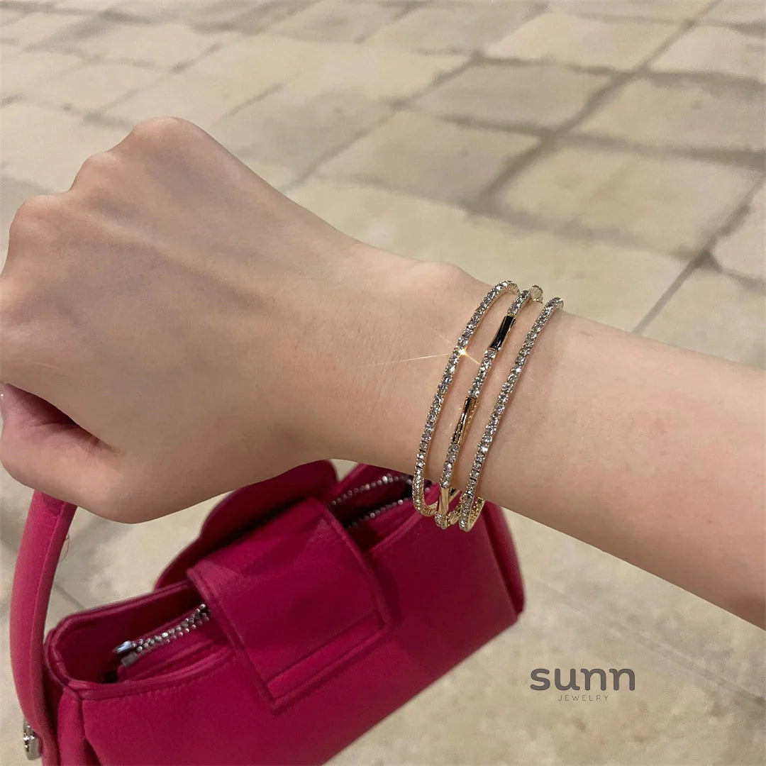 Lowen Layered Gold Zircon Bracelet