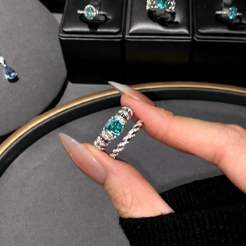 Lowen Starburst Zircon Ring