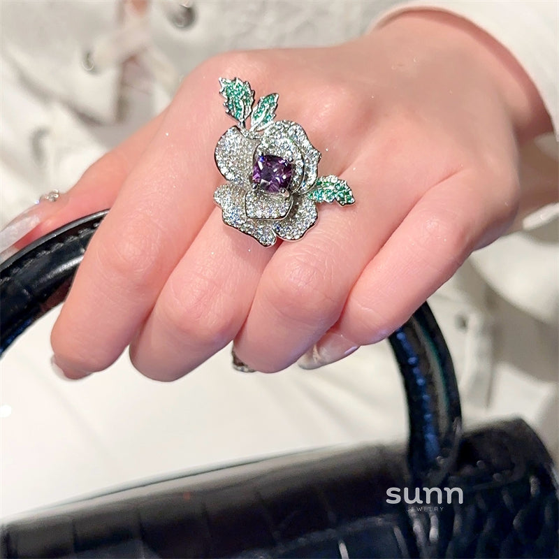 Loyal Iris Bloom Jewelry Set [ANPIZ7FC]