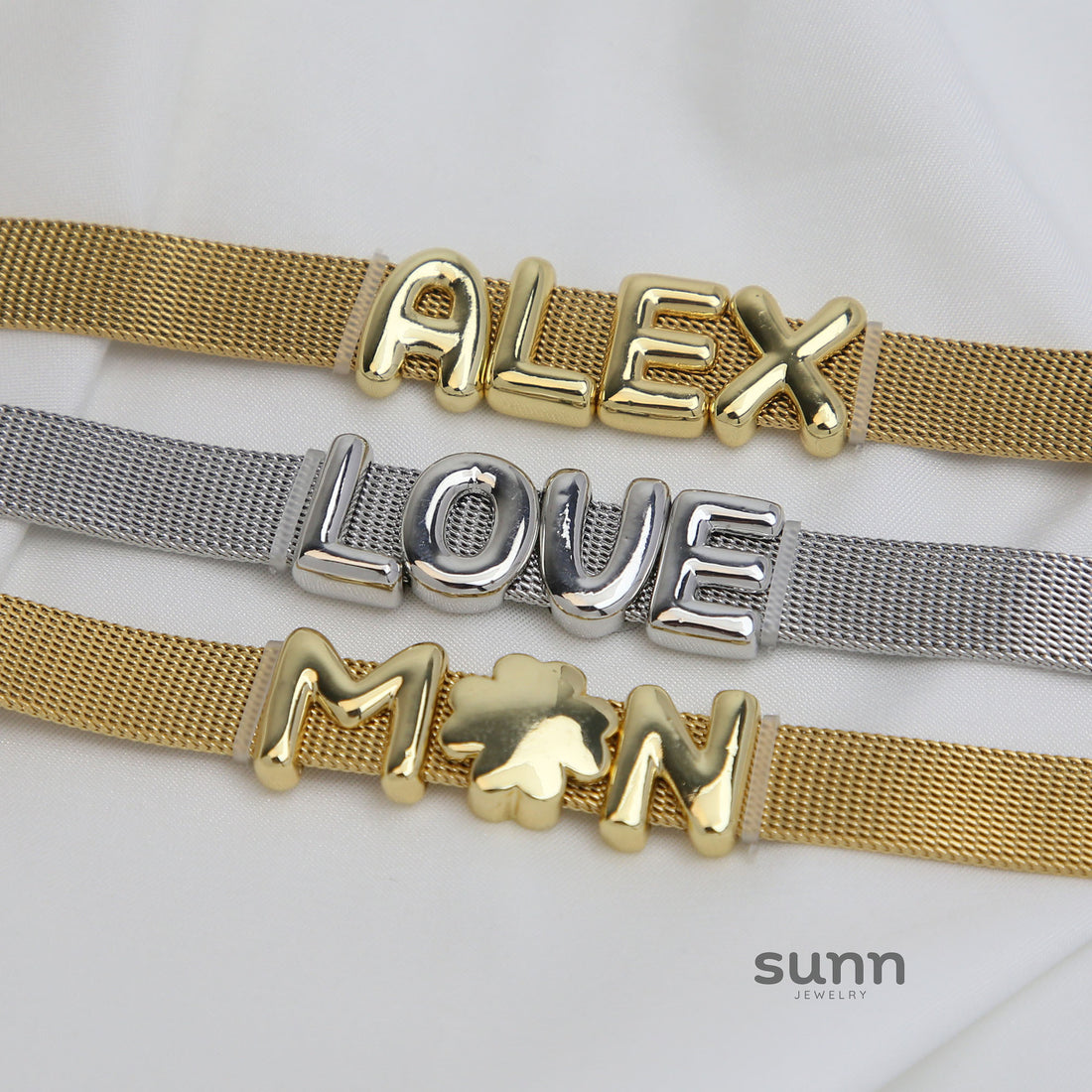 Loyal Puffy Letter Bracelet [AXRC6OQP]