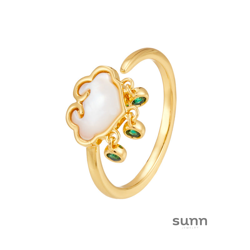 Loyalty Ruyi Shell Ring [3QD1MJO9]