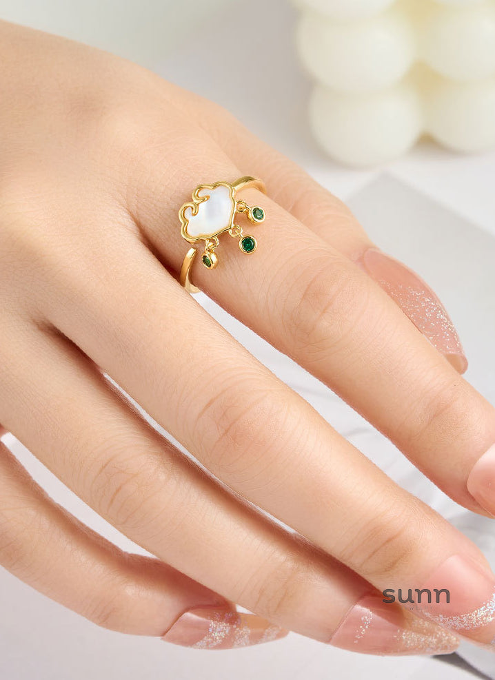 Loyalty Ruyi Shell Ring [4759R8IM]