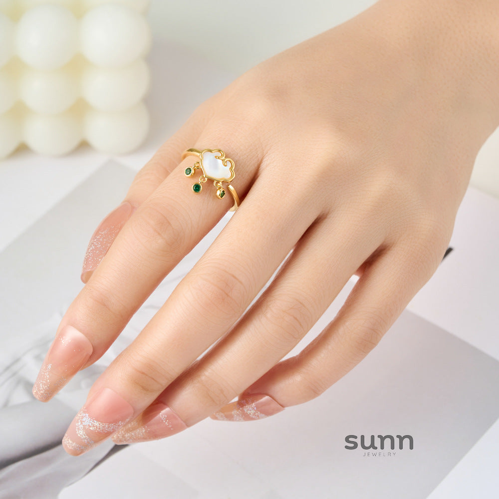 Loyalty Ruyi Shell Ring [TDFR48SY]