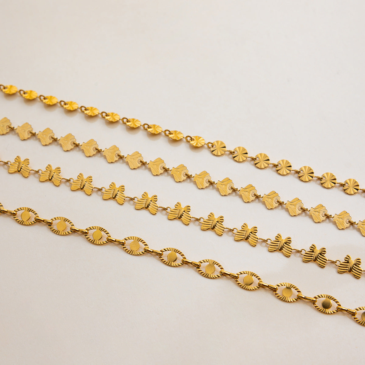 Lucca Butterfly Charm Necklace [5PTW35QB]