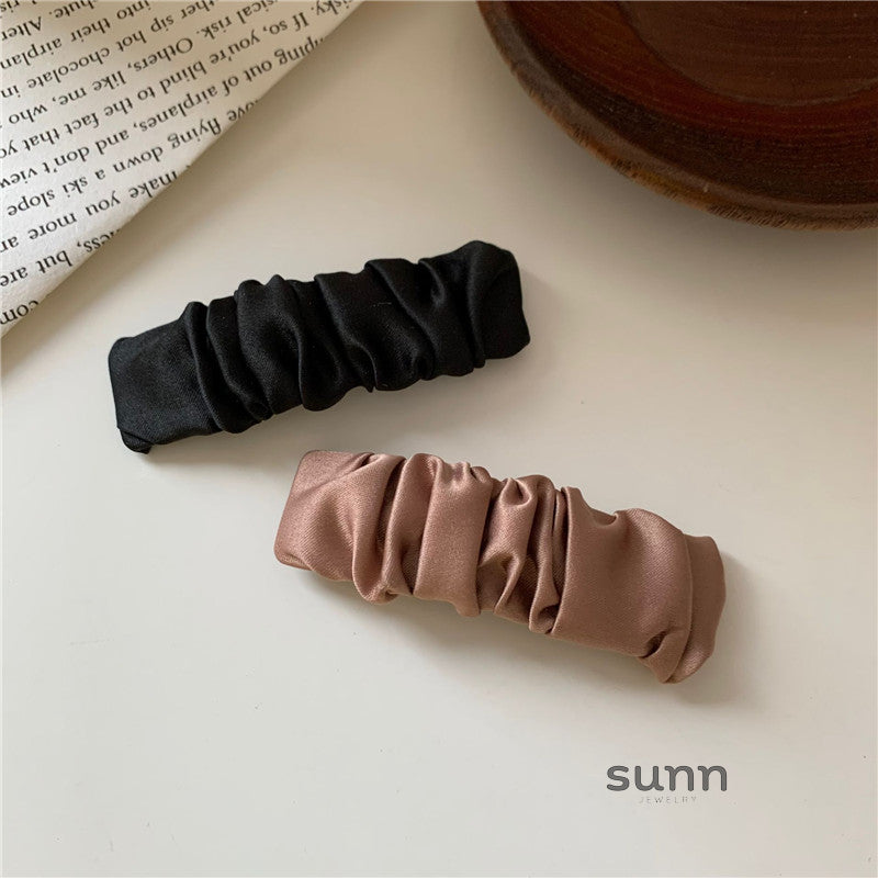 Luci Pleated Bow Hair Clip [XWJYKWMU]