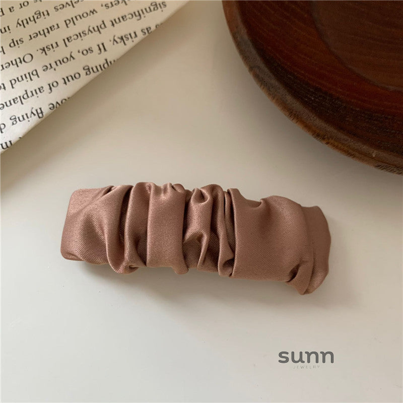 Luci Pleated Bow Hair Clip [3RZWKBOZ]