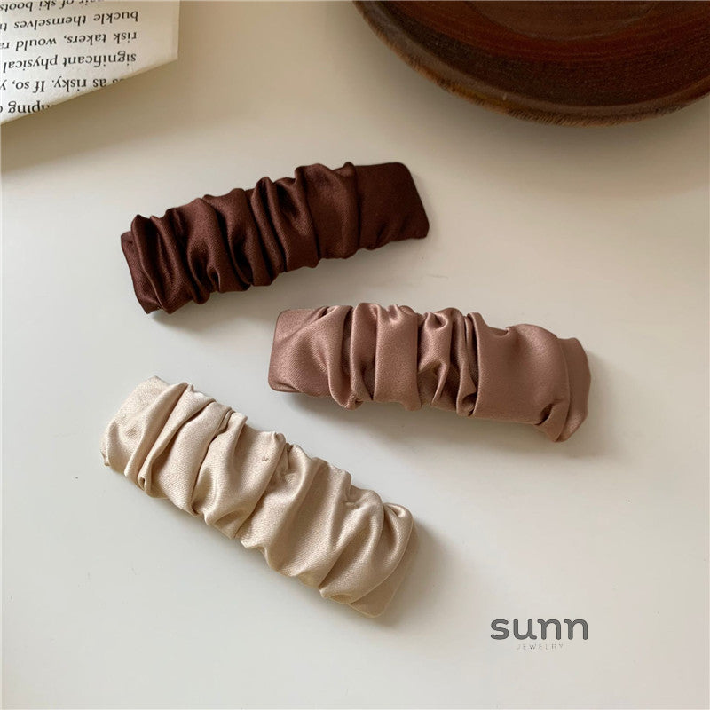 Luci Pleated Bow Hair Clip [U0GR1TAW]