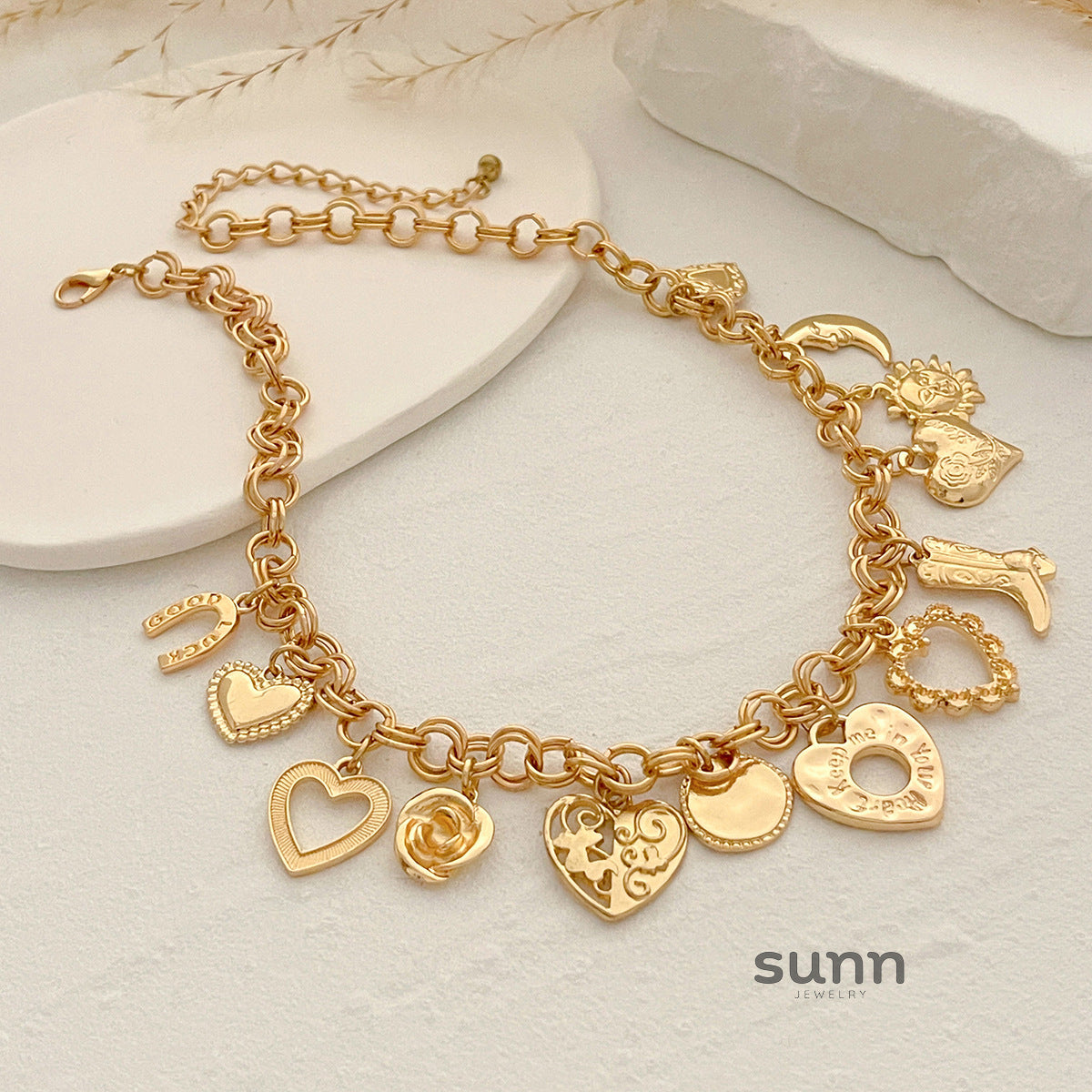 Luciana Layered Pendant Necklace [INPFYQ0E]