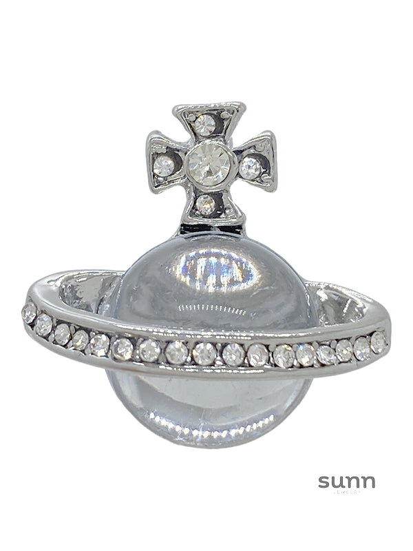 Luciana Sparkling Planet Brooch [XR36JADJ]