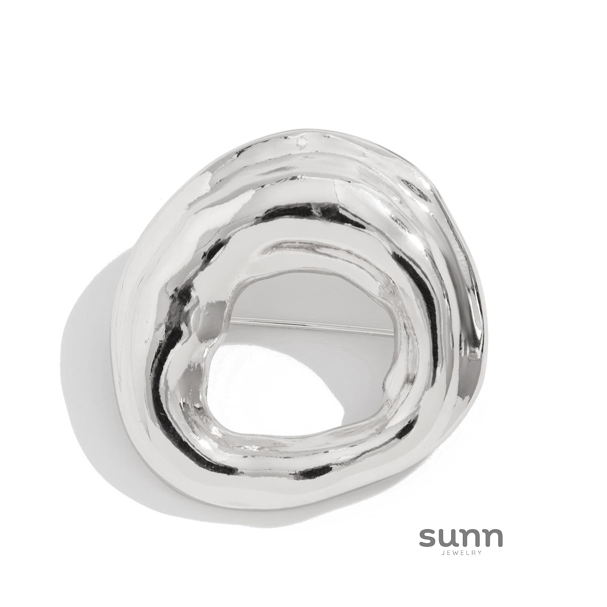 Lucianna Molten Metal Brooch [Y3JJ33GY]