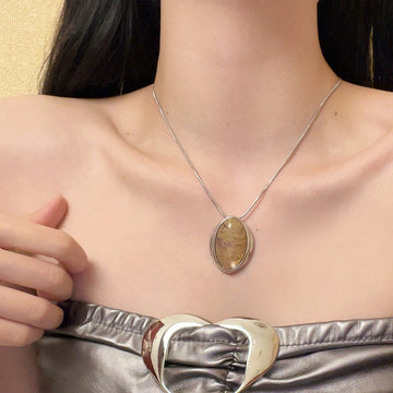 Lucile Oval Crystal Jewelry Set [BYE0EF2R]