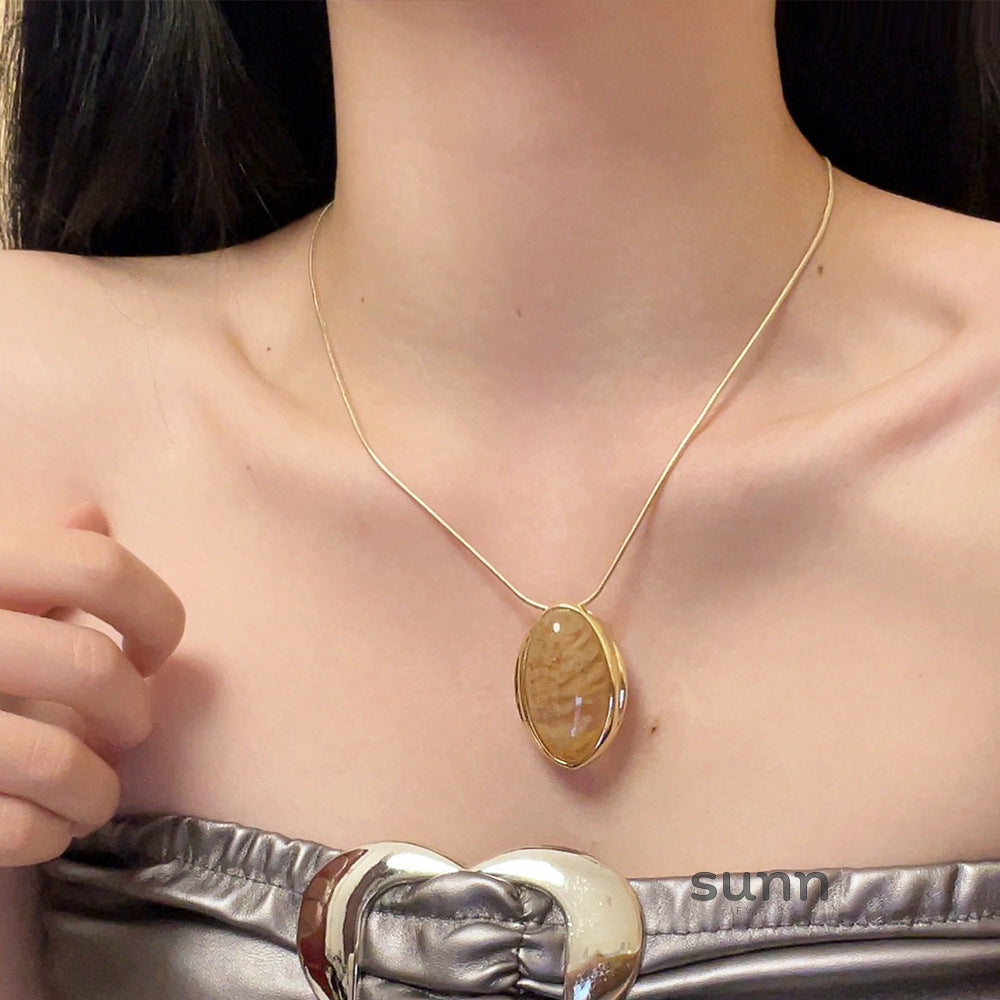 Lucile Oval Crystal Jewelry Set [BYE0EF2R]