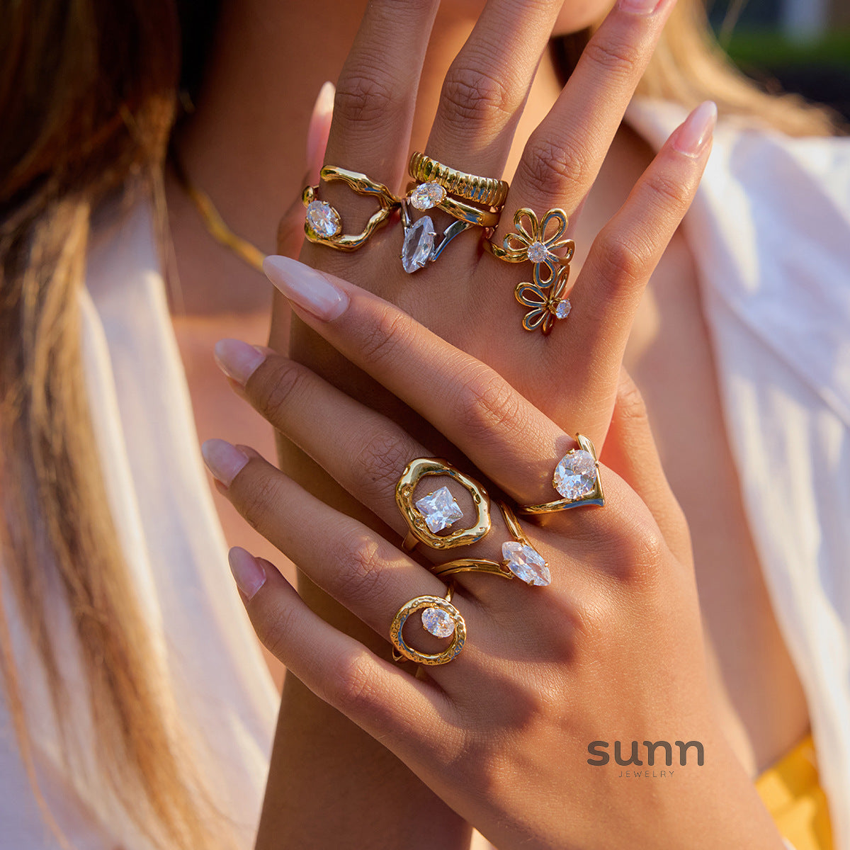 Lucille Elegant Zircon Ring [2GYVFZRN]