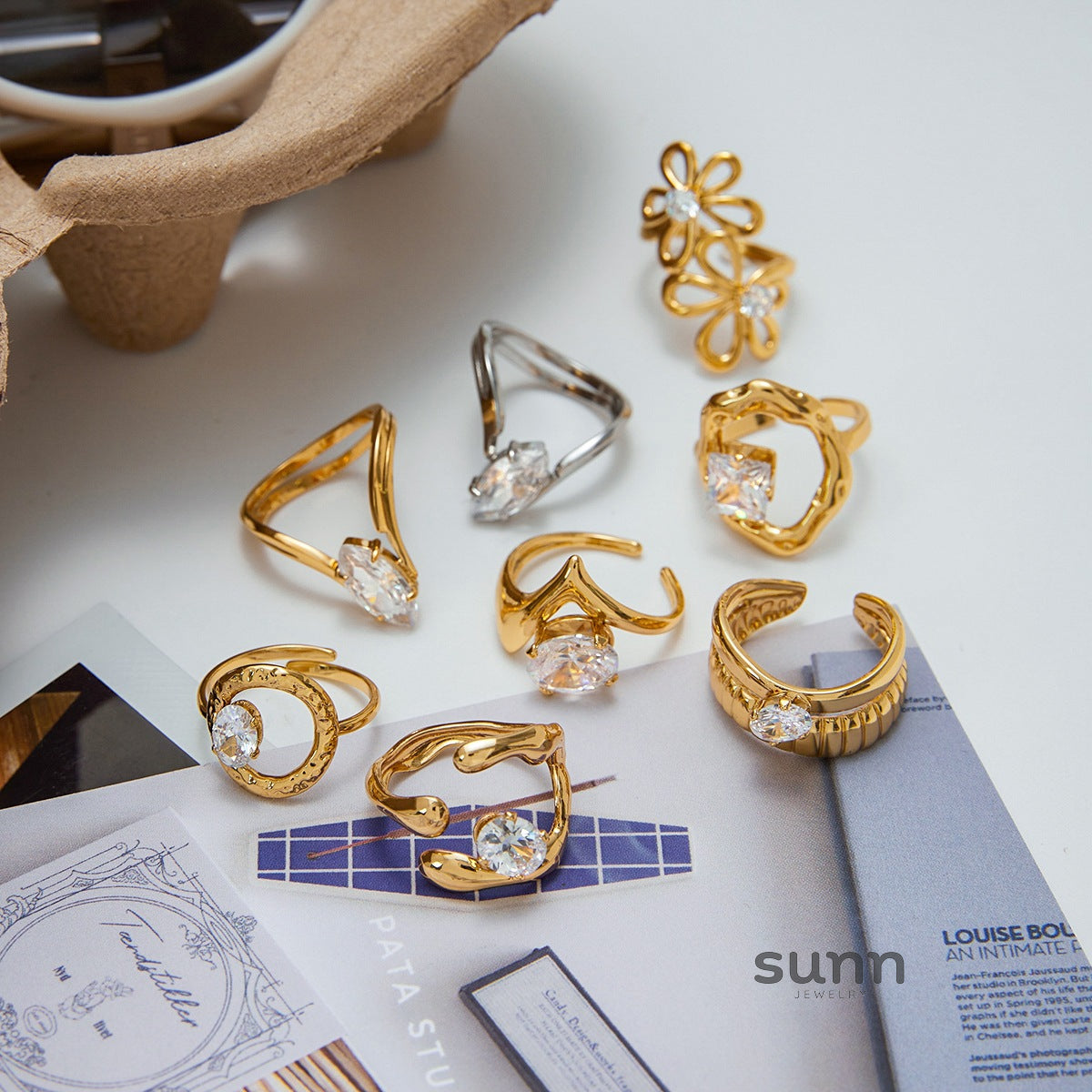Lucille Elegant Zircon Ring [LAURIPYM]