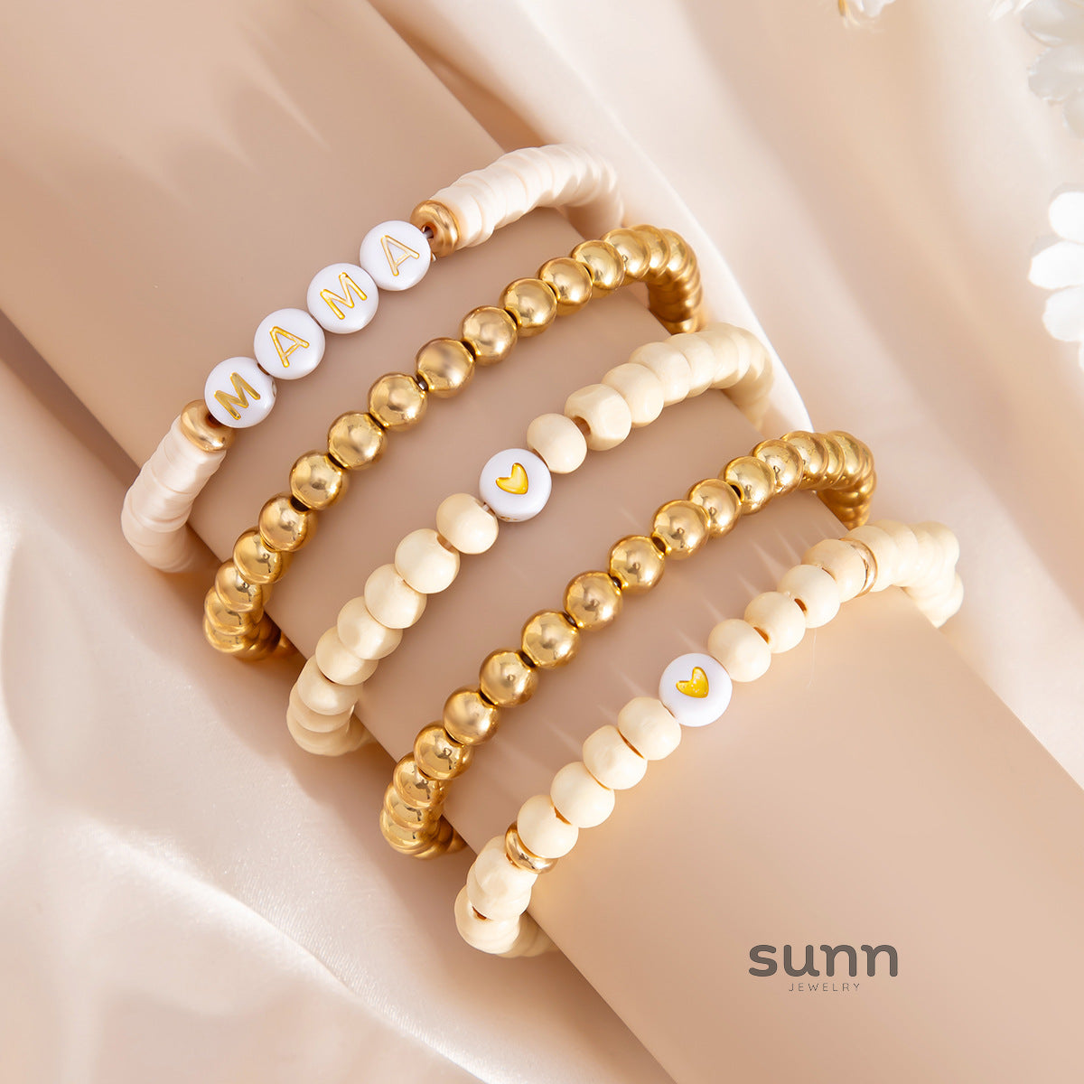 Lujain Bohemian Stacked Bracelets [WH6RUZAG]