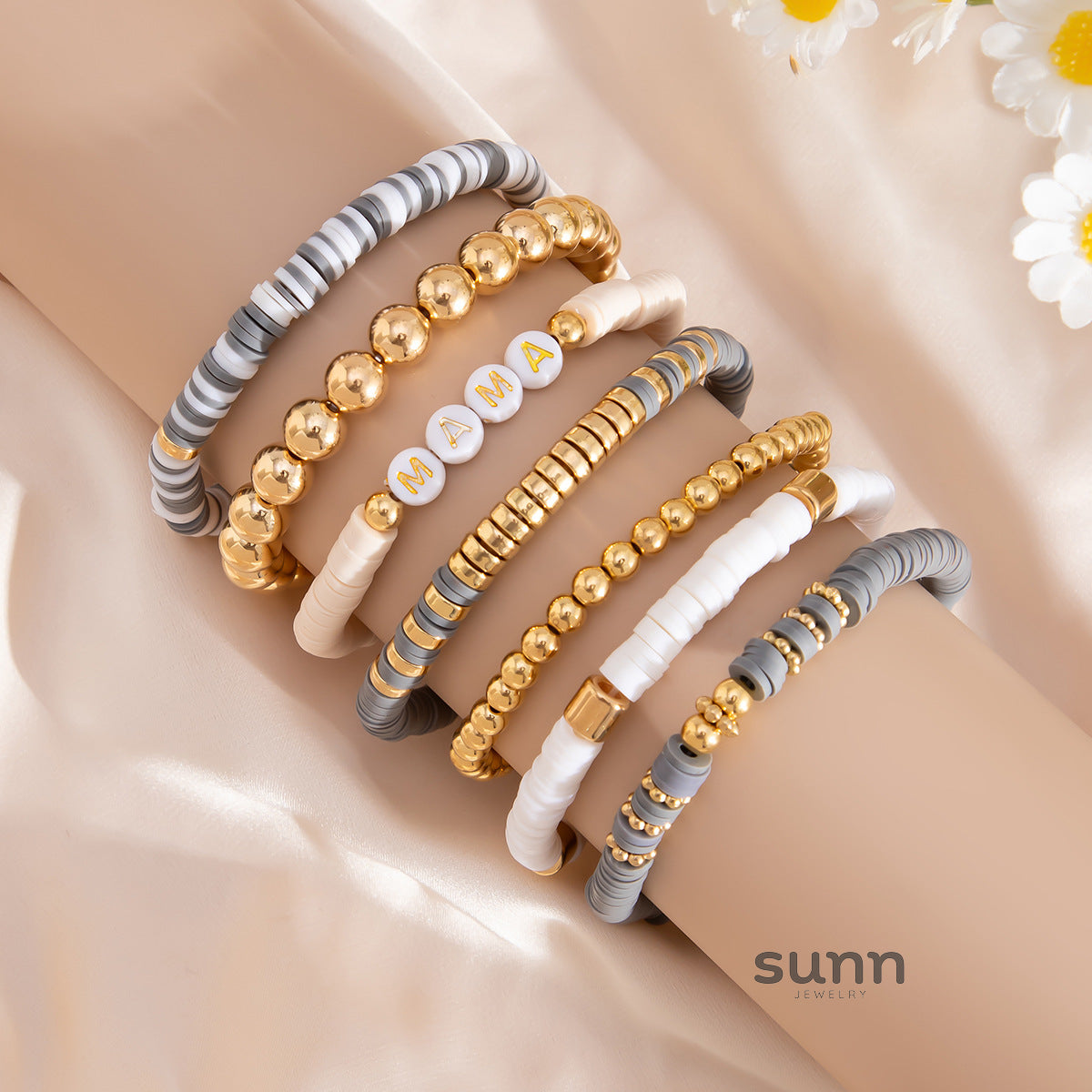 Lujain Bohemian Stacked Bracelets [NDBE1TSJ]