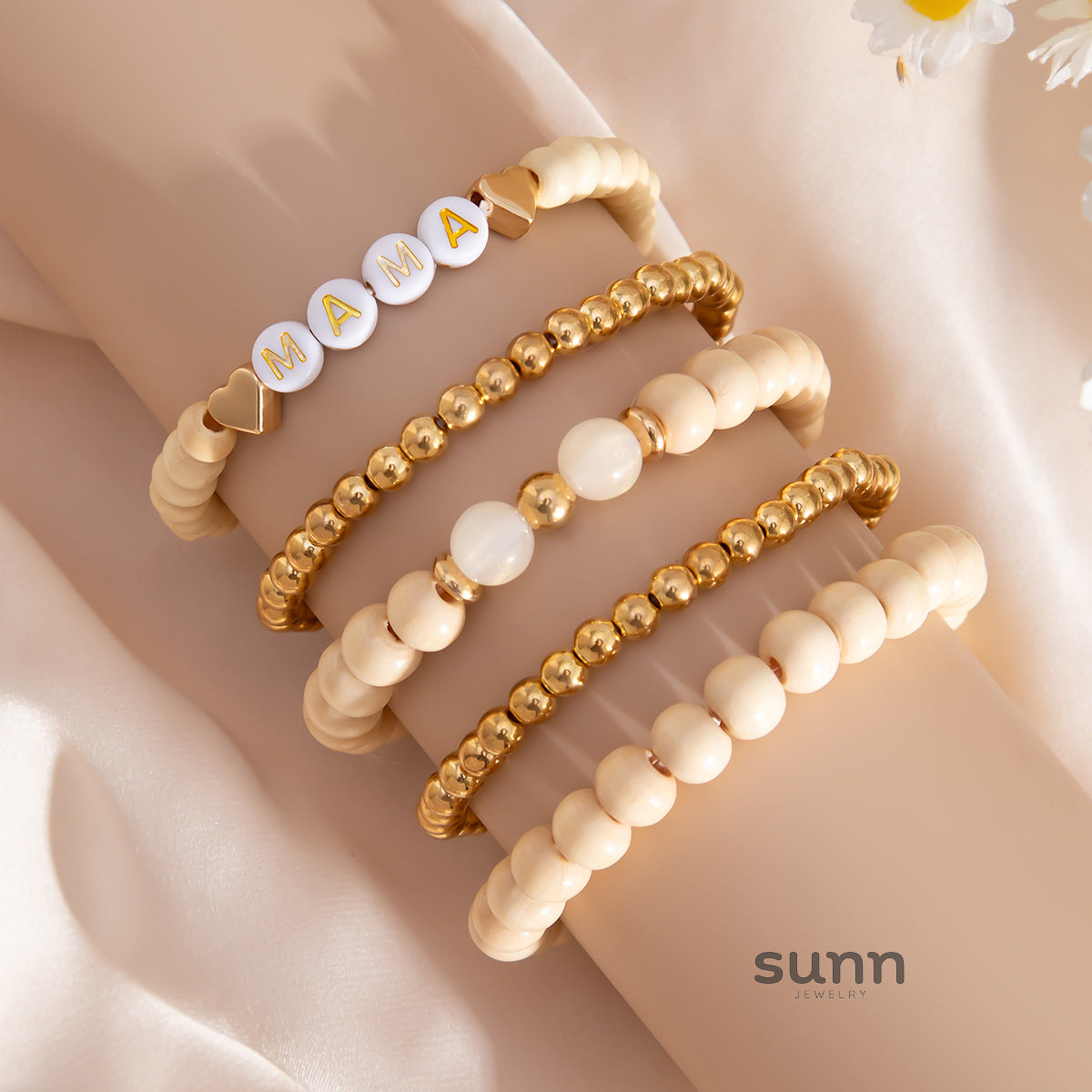 Lujain Bohemian Stacked Bracelets [YPZDQT3W]