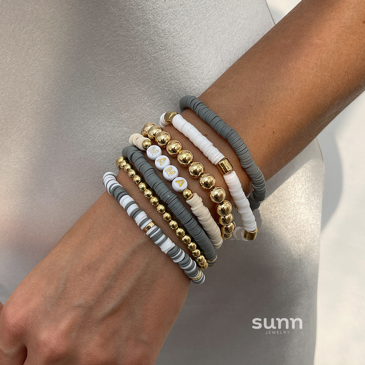 Lujain Bohemian Stacked Bracelets [WJZBI6PT]
