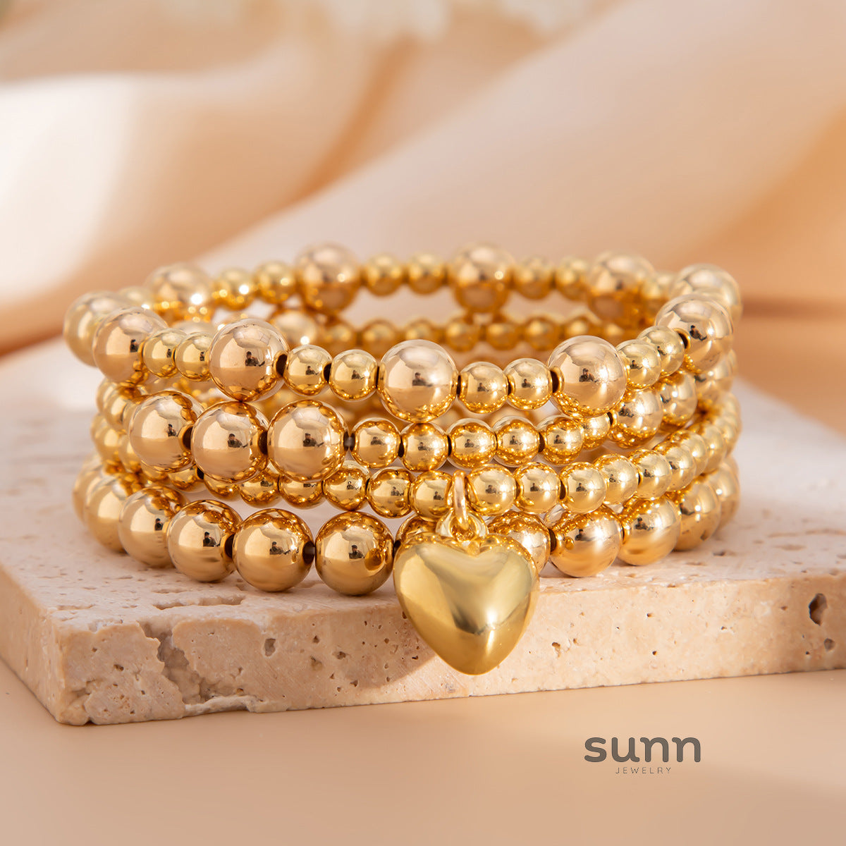 Lujain Bohemian Stacked Bracelets [DAWLY0R9]