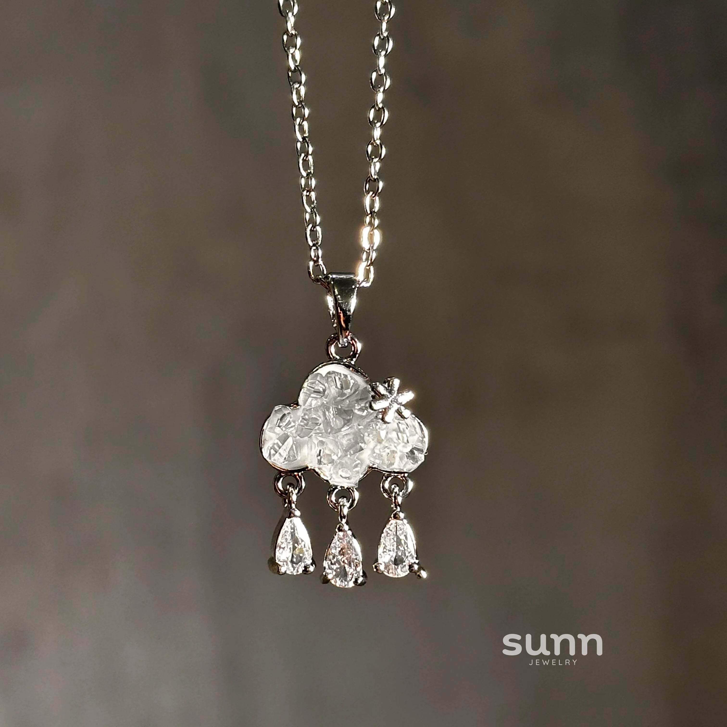 Lujain Celestial Cloud Necklace