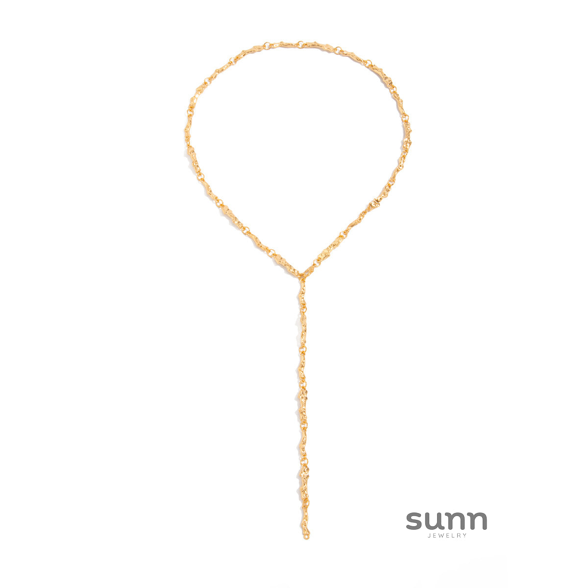 Lunabelle Bow Y-Chain Necklace [QO29XRL6]