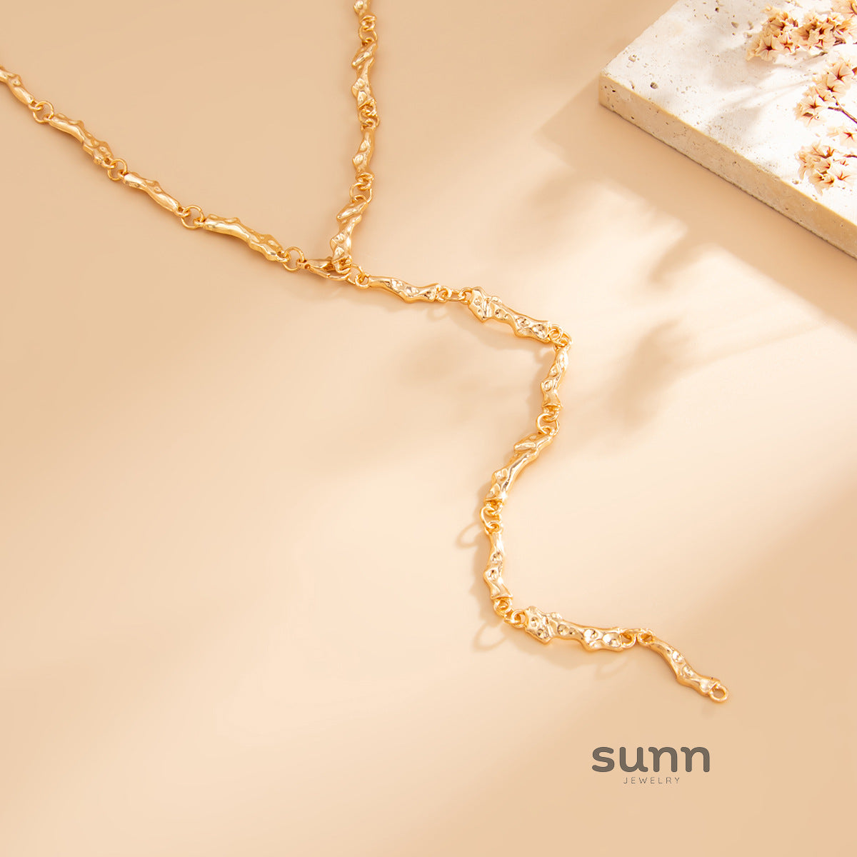 Lunabelle Bow Y-Chain Necklace [7PJU8G2P]