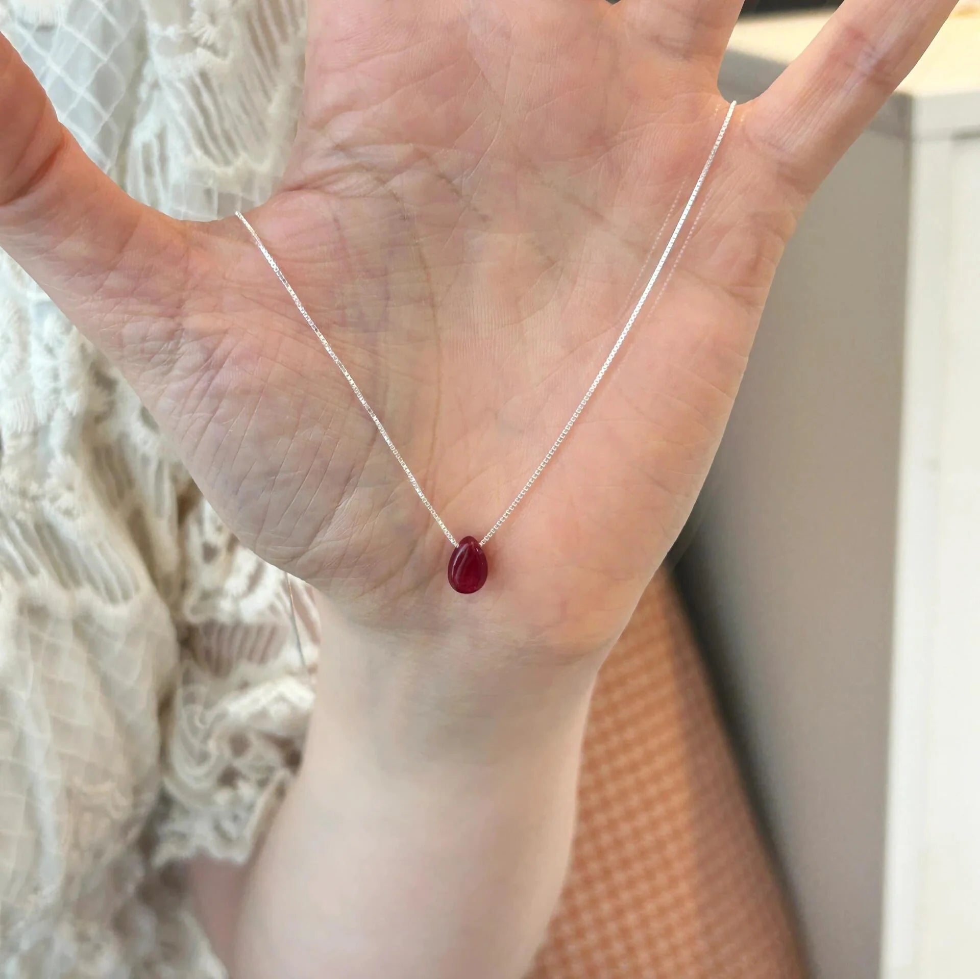 Lundyn Sterling Teardrop Necklace