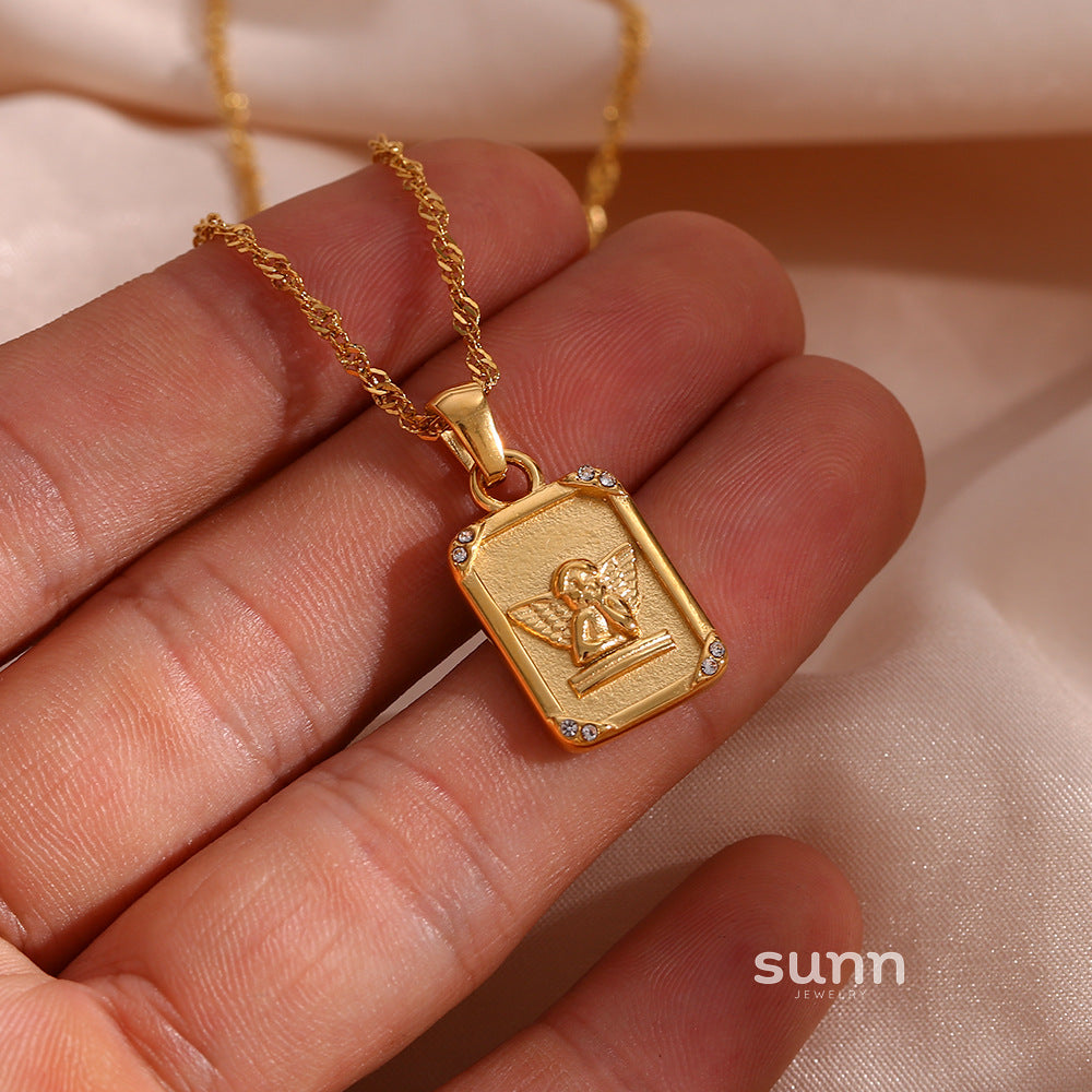 Lupita Angel Zircon Necklace [6JYKIYNN]