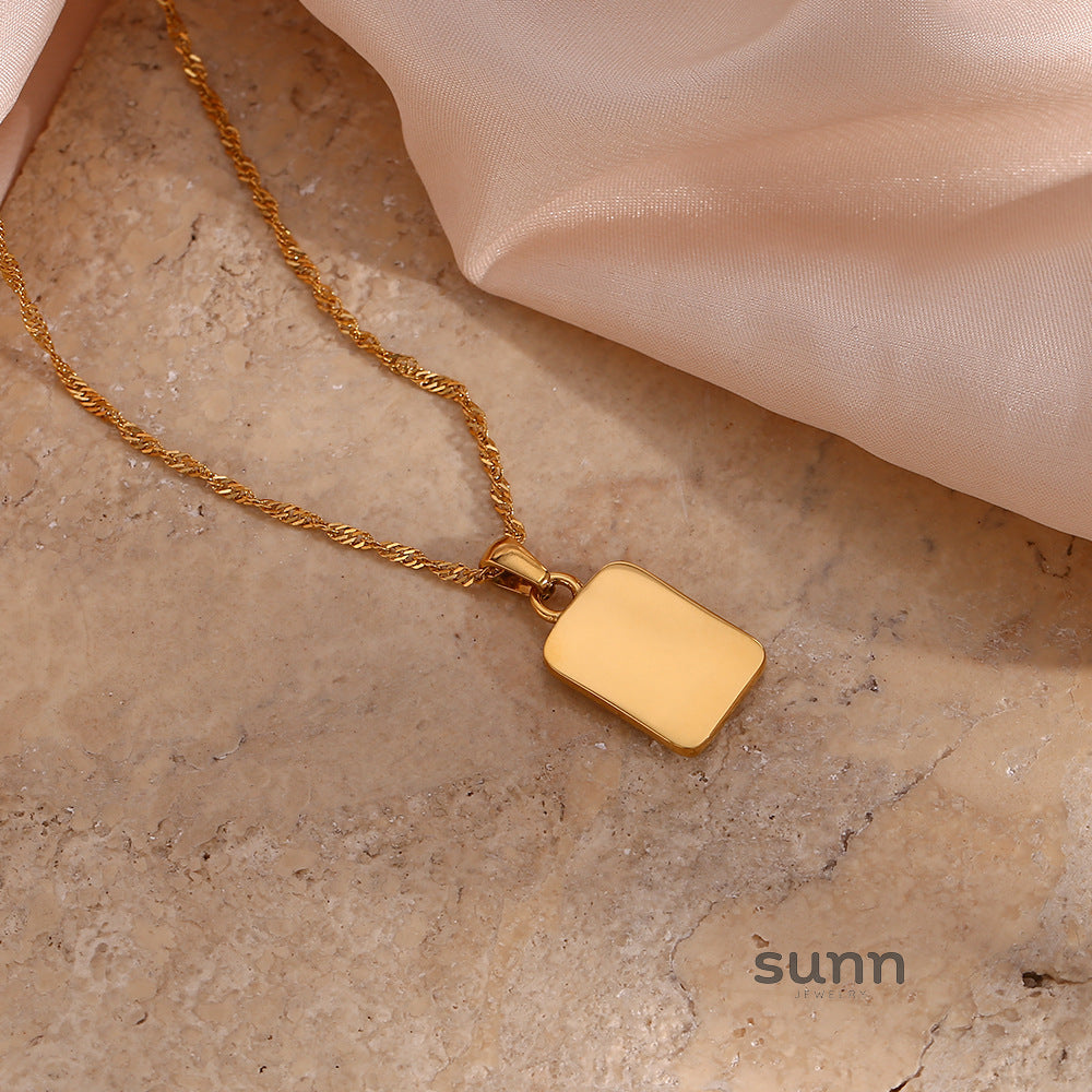 Lupita Angel Zircon Necklace [PE05Q1KI]