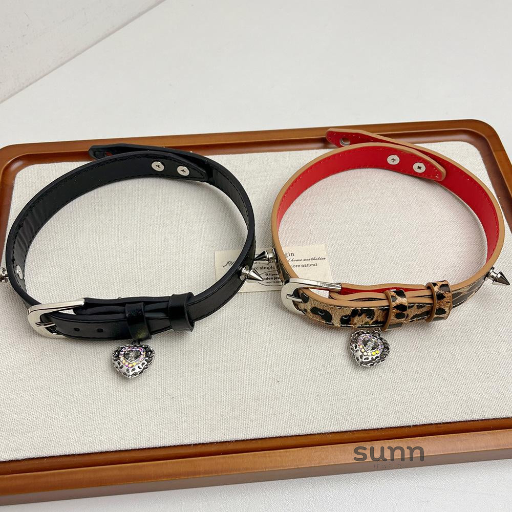 Lux Leopard Heart Choker [OYOW7AEN]